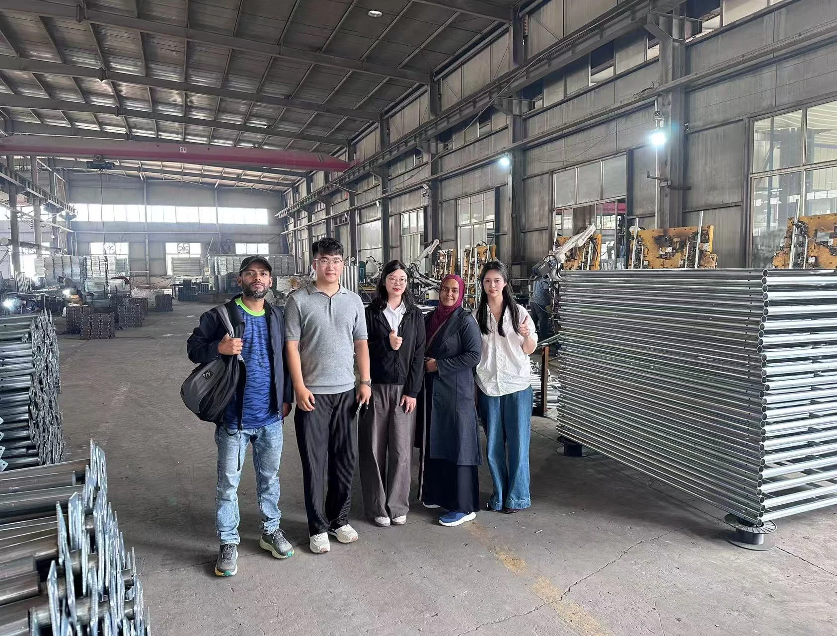 Customer factory visit photograph 7